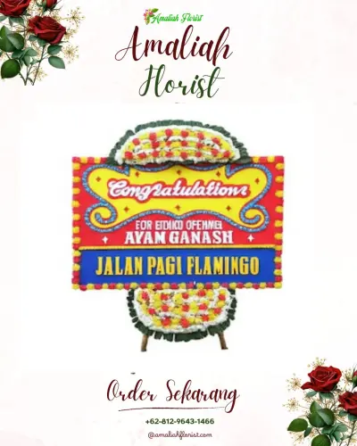 Bunga Papan Congratulation di Pagedongan